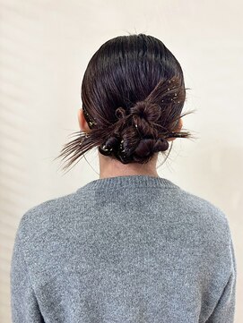 ヘアアレンジ/お団子/セット