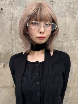 ノエ(noe) ミディアム/ボブ/レイヤーカット/ダブルカラー/ブリーチ/栄k129