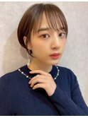 髪質改善/大人ガーリー/似合わせカット/ショートボブ/前髪/仙台