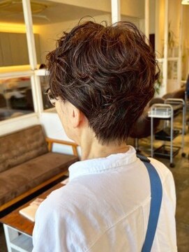 ナオシ エリアツー 北大和店(nao c area2) ニュアンスパーマショート【生駒市】