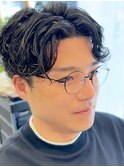 楽ちんメンズパーマ20代30代40代大人