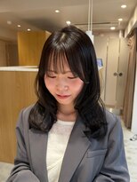 ケシキ 表参道 原宿(kesiki.)&nbsp;ミディアムレイヤー/顔周りレイヤー/透明感カラー