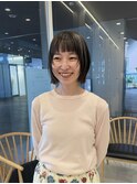 ハイライトボブ×フェイスレイヤー