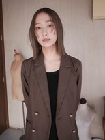 カイコヘアーアンドアートスタジオ(kaiko hair&art studio)&nbsp;ブリーチ/ミルクティーベージュ/ハイトーン/デザインカット