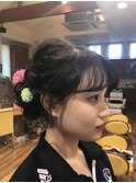 クールシニヨンアップスタイル