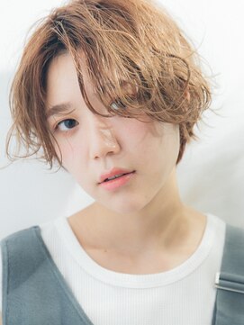 ディッセンバー 渋谷(December) 『December』ミルクティーベージュで柔らかセンチュアルショート