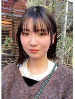 ビーワールド(B WORLD)&nbsp;ぱつっとしたラインが可愛いボブスタイル【藤枝/髪質改善】