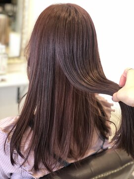 クレア(CREA) インナーカラー×ピンクブラウン