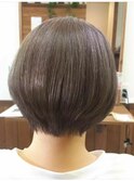 美シルエットくびれショート★ナチュラルグレージュストレート
