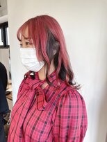 ザ オーダー(THE ORDER)&nbsp;ハイトーンピンク/逆インナーカラー/ケアブリーチデザインカラー