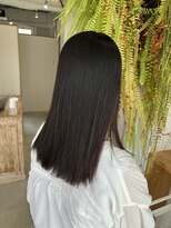 アクセヘアー 町田(acce hair)&nbsp;オリーブカラーのナチュラル髪質改善縮毛矯正