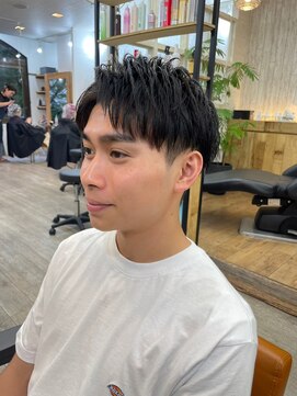 ナンバー アンフィール 渋谷(N° anfeel) 【HIKARU】@hikaru_cut ショートアップバング