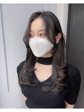 ロンドアヴァントゥス 池袋(Lond aventus) 韓国レイヤー/韓国風/ボブ/髪質改善/黒髪/ブリーチなし〔池袋〕