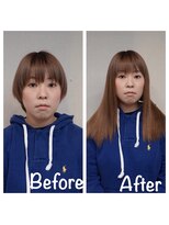 エクステ美容室 セクション 横浜石川町(SECTION)&nbsp;ショートボブにエクステ