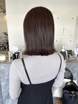 カンナ(CANNA)&nbsp;【CANNA カンナ】大人の切りっぱなしワンレンミディボブ。