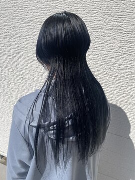アーキヘアーカリス(archi hair charis) ハンサムウルフ×ネイビーブラック