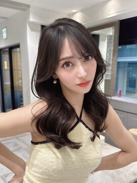 ロンド ジュルード 名古屋(Lond jeloud) 学割U24 韓国風 ウルフ フェイスレイヤー 顔周り 前髪　241