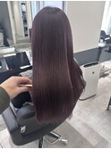 ラベンダーカラー×サラツヤストレート