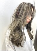 バレイヤージュ ダブルカラー グレージュ