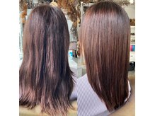 シェリ ヘアーアンドメイク(Cherie hair＆make)の雰囲気（髪質改善TR＋酸性ストレートで艶髪に！　）