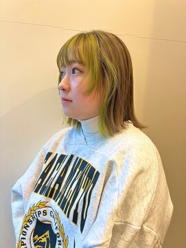 ビュートリアム ギンザ(BEAUTRIUM) 顔周りレイヤーカット/ブリーチカラー