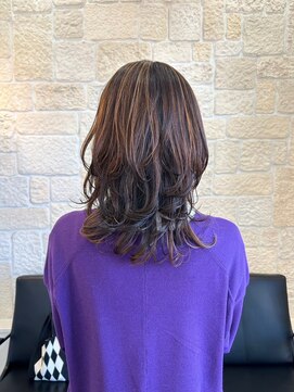 ヴァン カウンシル 川口店(VAN COUNCIL) 大人の魅力が引き立つウルフレイヤー×冬のバレイヤージュ#2