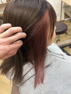 テーラヘアー ユーカリが丘店(TELA HAIR) ピンクインナーカラー