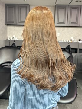 ロンドワン 三宮元町(Lond one) ブリーチなしダブルカラー/オリーブベージュ