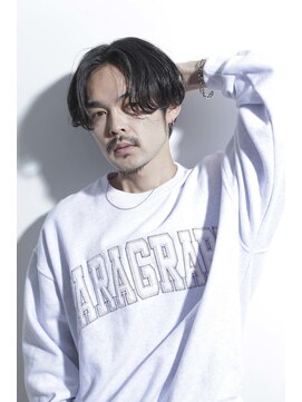 メンズサロン キング 梅田店(Men’s salon K!ng) ホワイトメッシュ/ツイスト/ツイスパ/パーマ/メンズ/眉毛