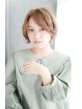 シュシュット(chouchoute) 美髪質改善ホワイトブロンドワイドバングイメチェン外ハネボブ34