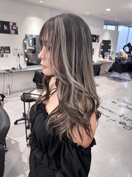 キング 枚方店(K!ng) 縮毛矯正髪質改善ハイライトレイヤーカット枚方美容室エクステ