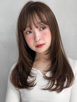 アグノス 青山(Agnos) こなれヘアセミディイメチェンレイヤーカットエアリーカール
