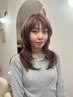 似合わせ小顔カット＋ハイライト＋髪質改善カラー
