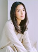 ☆ホワイトグレージュミニウルフデジタルパーマチェリーブラウン