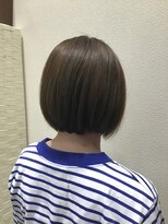 アクセ&nbsp;ハニボブ・ぷつっとボブ・レイヤーボブ・マロンベージュ・30代