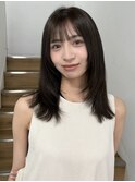 【 YOKE 】レイヤーカット顔まわりフェイスレイヤーぱっつん