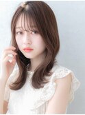 透明感ラベンダーアッシュ/韓国風/艶髪デジタルパーマ