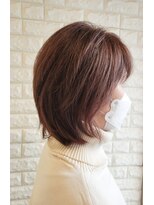 松本平太郎美容室 国立店&nbsp;40代50代60代×ミディアムレイヤー×イノアカラー