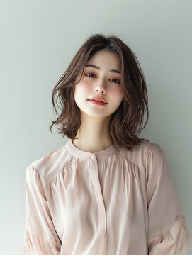 e.m.a プレミアムビューティーサロン 栄駅店(e.m.a PREMIUM BEAUTY SALON) レイヤーカット/イメチェン/外ハネボブ/美髪/ワイドバング/髪型
