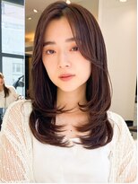 オルクドゥ(Orque deux)&nbsp;韓国風艶髪セミロングレイヤー◎髪質改善夏カラー秋カラー