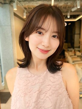 レディ 表参道(Lady) 大人ボブくびれボブシースルーバング外ハネボブ切りっぱなしボブ