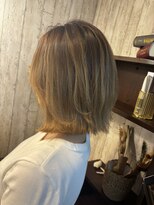 ブレス ヘアアンドスパ 湘南台(bless hair spa)&nbsp;外はねレイヤー×ハイトーン