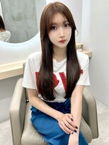ユアーズヘア 神楽坂はなれ店(youres hair)&nbsp;顔周りレイヤー サイドバング レイヤーカット センターパート