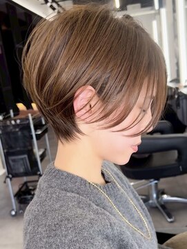 ブレス ヘアデザイン(BLESS hair design) 東静岡ショートボブくびれショートイルミナカラー顔周りレイヤー