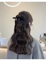 シアエミュー 新越谷店(SHEER emu)&nbsp;カチモリハーフアップ