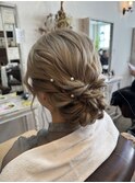 【COOKIE】ハイトーン結婚式ヘアセット