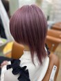 美容室 綺麗&nbsp;ワンブリーチでピンクにしました！とても発色のいいピンク！