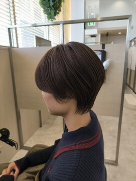 アドラーブル 長岡リバーサイド千秋店(adorable) 20代30代大人可愛い★小顔ボブ丸みショートウルフカット