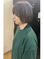 ギフト ヘアー サロン(gift hair salon) ボブ×ラベンダーグレーカラー☆