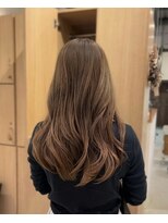 リエットヘアー 杢左店(Lie-et. hair)&nbsp;ゆるふわ透明感ブラウン｜西尾市 美容院